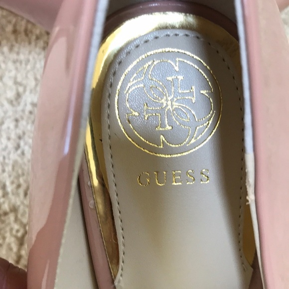 NWOB! Guess SZ 10M dusty pink peep toe heels . - Picture 5 of 9